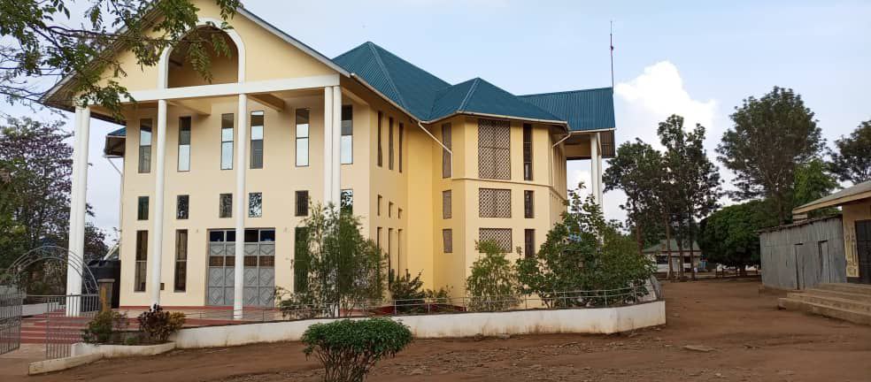 Holy Family Girls School historical photo showing early campus development and growth in Mwanza, Tanzania